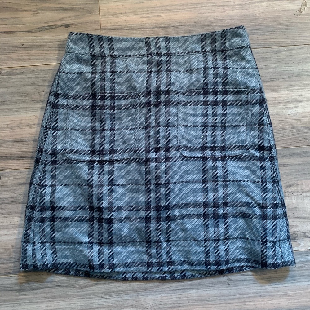 J Crew Plaid Skirt